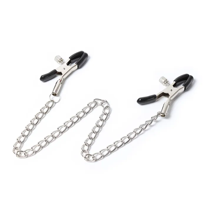 Wild Night Fantasies Anal Elegant Silver Chain Nipple Clamps