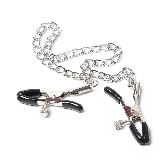 Wild Night Fantasies Anal Elegant Silver Chain Nipple Clamps