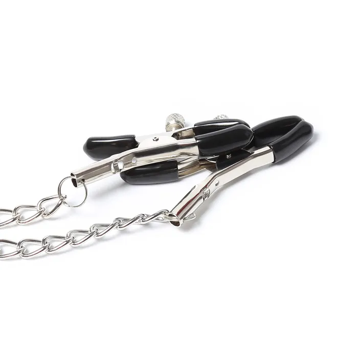Wild Night Fantasies Anal Elegant Silver Chain Nipple Clamps