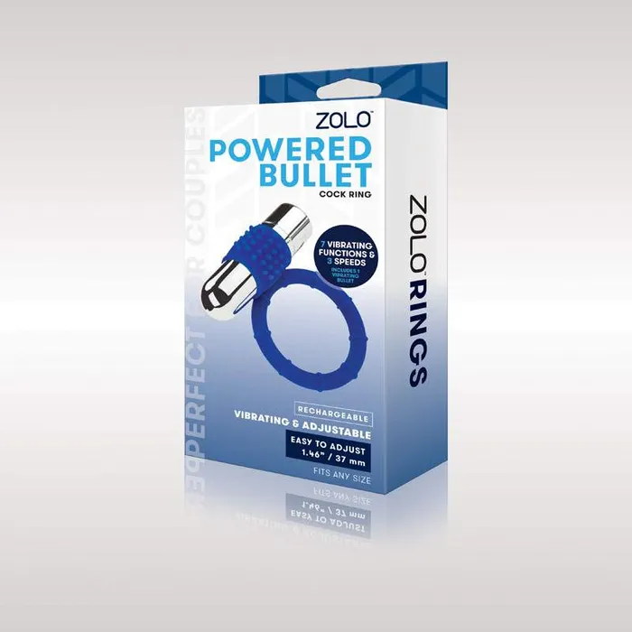 Wild Night Fantasies Male Sex Toys Zolo Powered Bullet Cock Ring