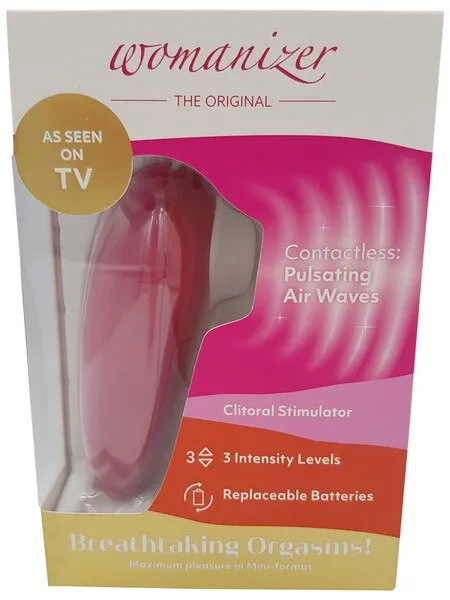 Wild Night Fantasies Vibrators Womanizer Mini Red Wine Air Pulse Clitoral Stimulator