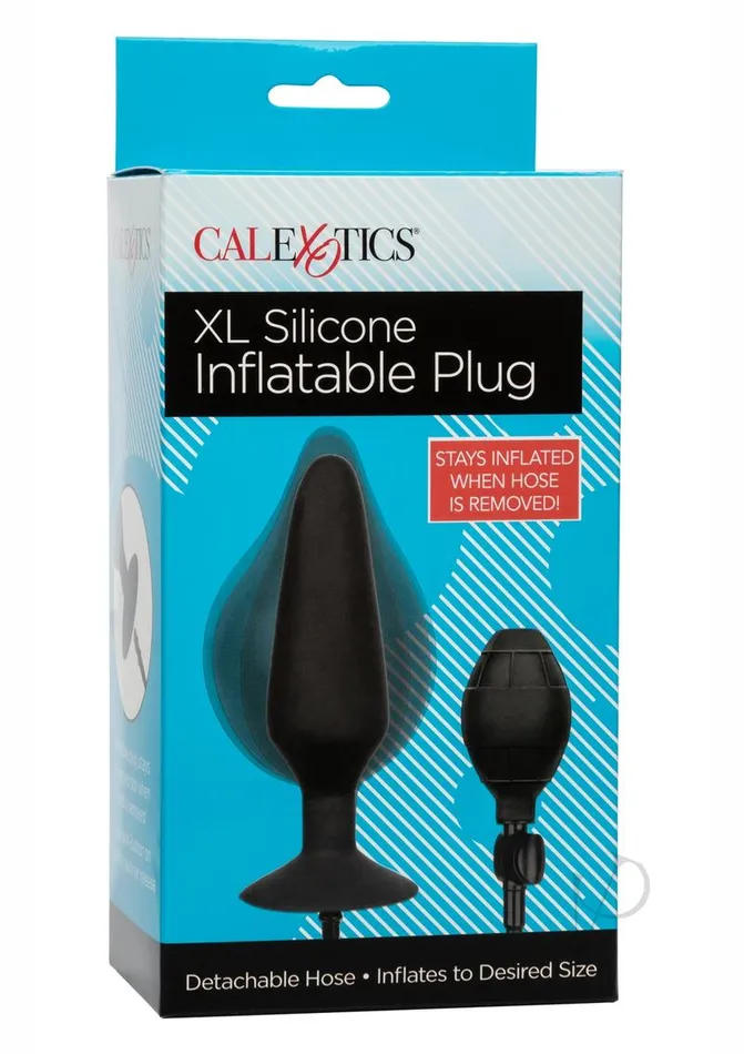 XL Silicone Inflatable Plug Black Anal Anal