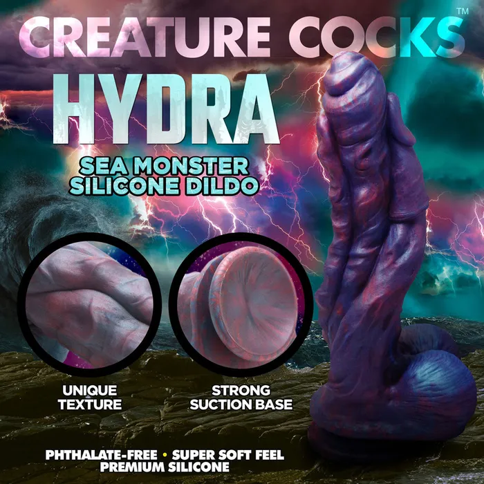 XR Brands Dildos Creature Cocks Hydra Silicone Fantasy Dildo