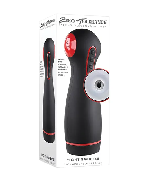 Zero Tolerance Anal Zero Tolerance Tight Squeeze Rechargeable Masturbator Black