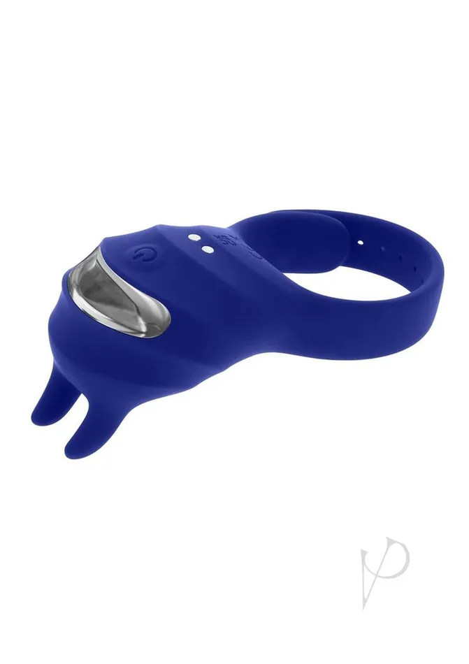 Zero Tolerance Male Sex Toys Zero Tolerance Adjustable Fun Ring Rechargeable Silicone Cock Ring Blue