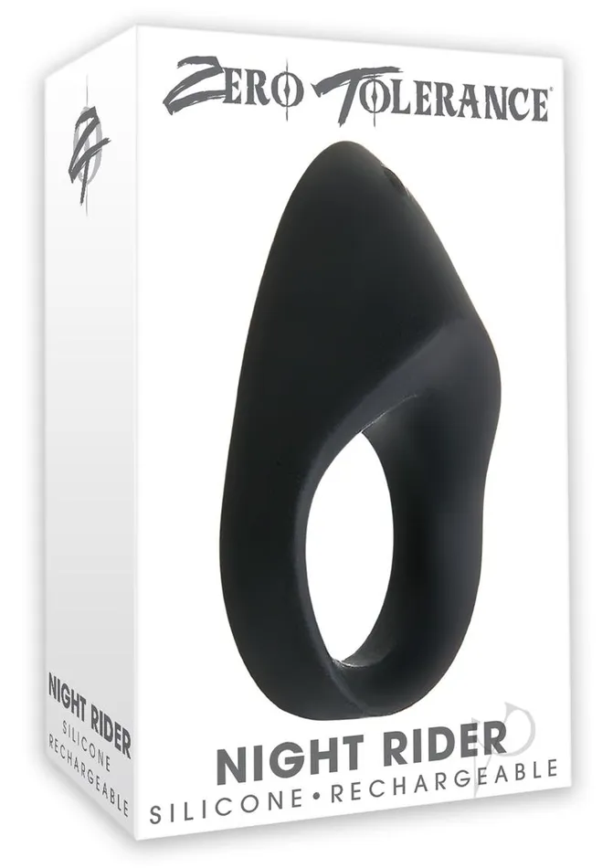 Zero Tolerance Male Sex Toys Zero Tolerance Night Rider Rechargeable Silicone Cock Ring Black Zero Tolerance Male Sex Toys Zero Tolerance Night Rider Rechargeable Silicone Cock Ring Black