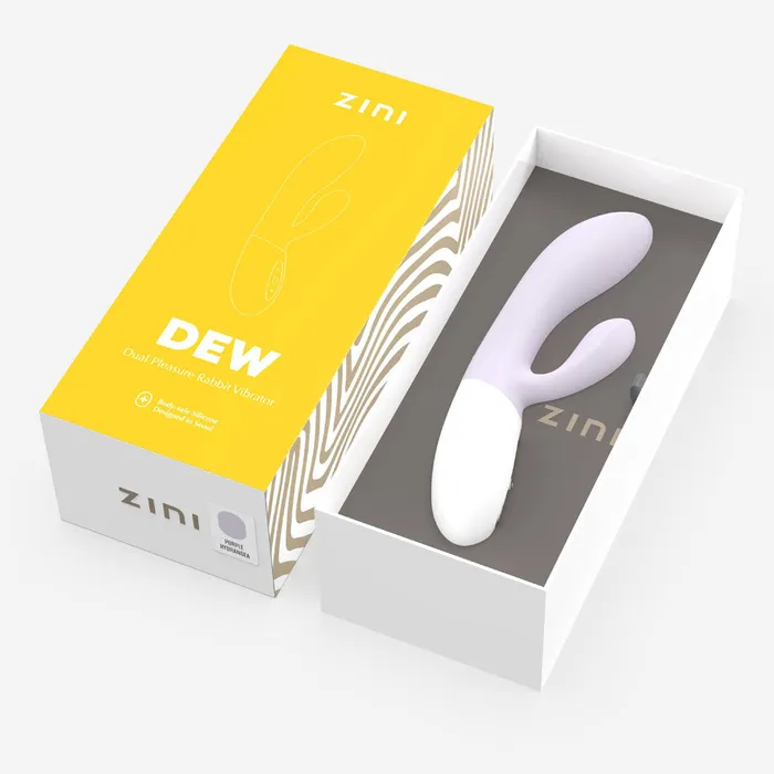 Zini Dew Purple Hydrangea Rabbit Vibrator Zini Vibrators